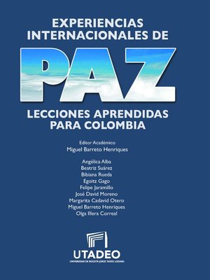 cover image of Experiencias internacionales de paz